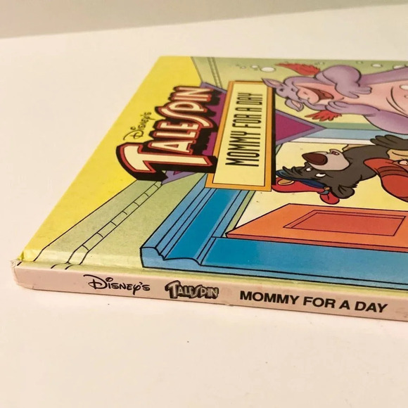 Vtg 1991 Disneys Talespin Mommy For A Day by Ann Braybrooks Mallard Press Book - Picture 4 of 16